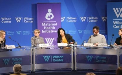 From left to right: Sarah B. Barnes, Dr. Sabra Klein, Dr. Janine Austin Clayton, Dr. Irene Aninye, & Dr. Caroline Berchuck.