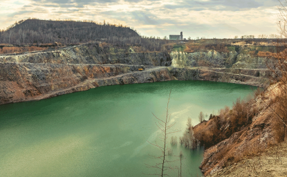 Open pit mining in Ukraine