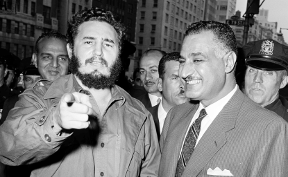 Fidel Castro and Gamal Abdel Nasser