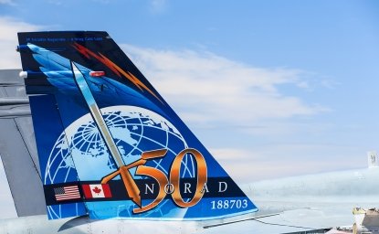 NORAD tail fin