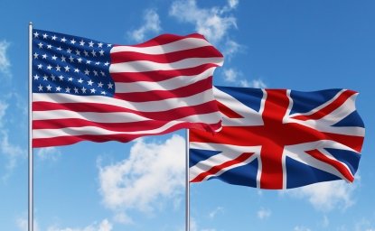 UK and US Flags