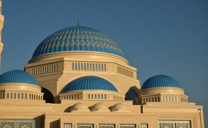 Mosque in Astana (Nur-Sultan), Kazakhstan