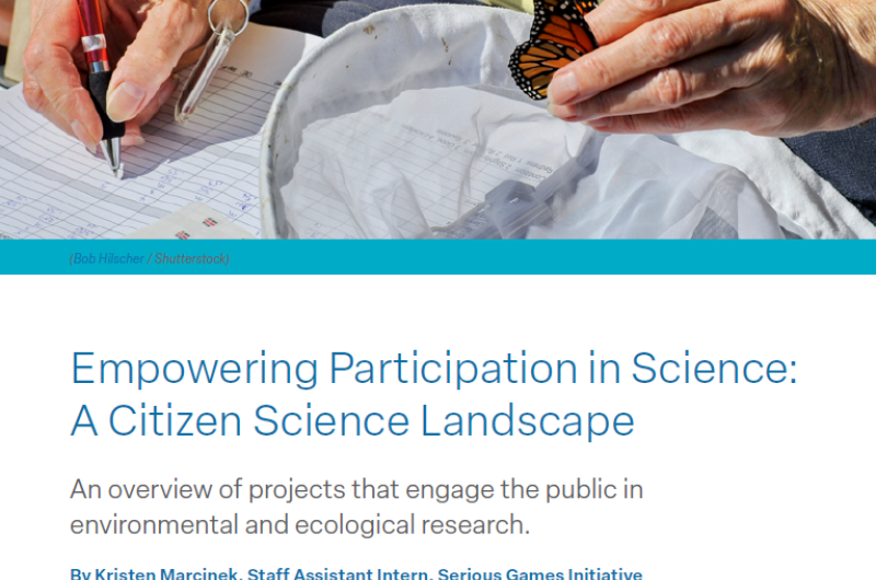 Empowering Participation in Science: A Citizen Science Landscape cover page