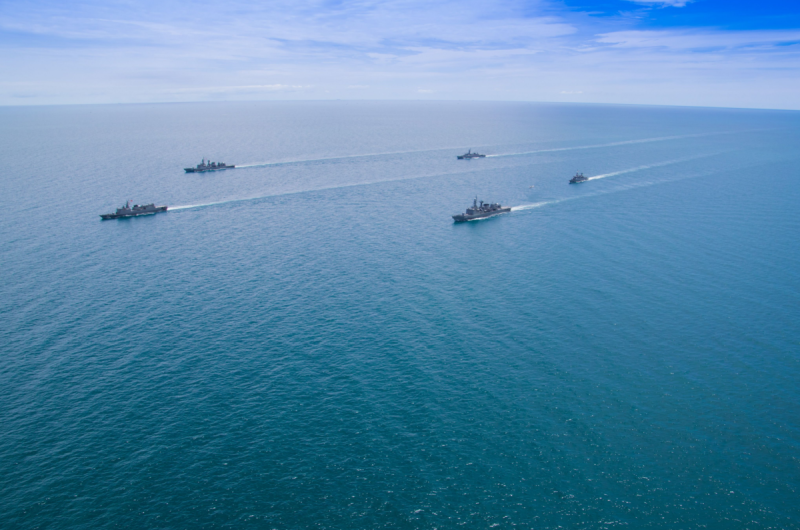 Military Exercise in the Gulf of Thailand