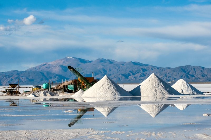 Salinas Grandes on Argentina Andes is a salt desert in the Jujuy Province. More significantly, Bolivas Salar de Uyuni is also located in the same region