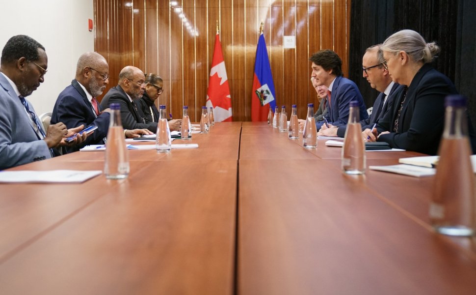 Canadian and Haitian Delegations at CARICOM Meeting