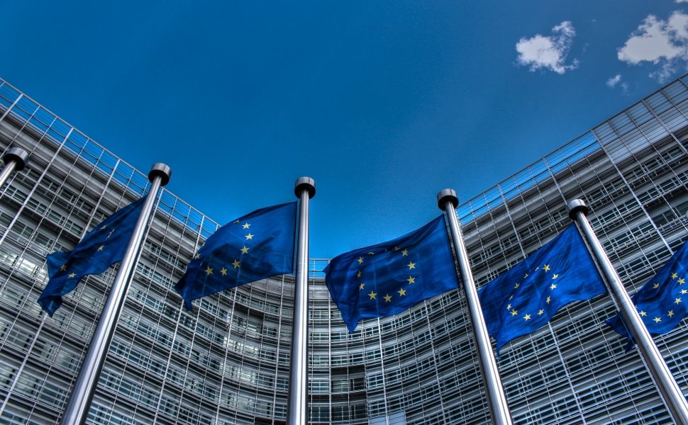 Image - European Union flags