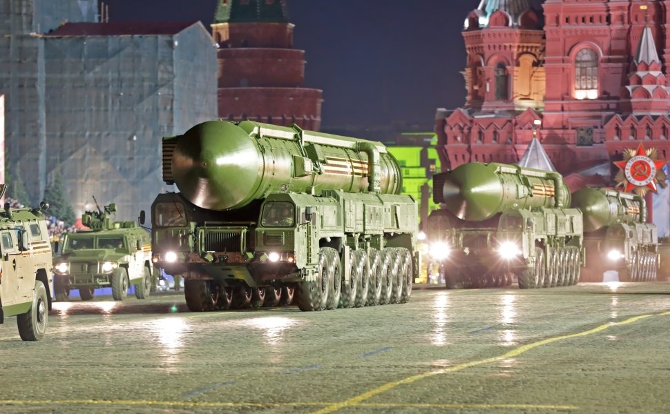 Night rehearsal of Victory Day, 2016