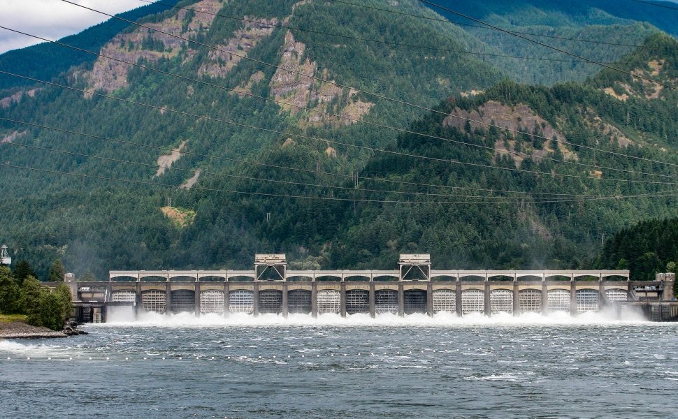 Bonneville Dam on the Columbia River