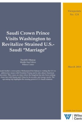 Saudi Crown Prince Visits Washington to Revitalize Strained U.S.-Saudi “Marriage”