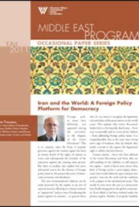 Iran and the World: A Foreign Policy Platform for Democracy