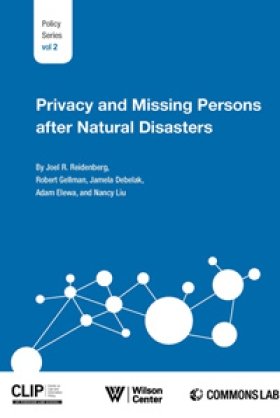 Privacy and Missing Persons after Natural Disasters