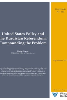 United States Policy and the Kurdistan Referendum: Compounding the Problem