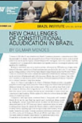 New Challenges of Constitutional Adjudication in Brazil