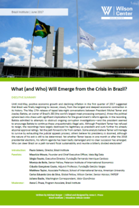 Event Summary: What (and Who) Will Emerge from the Crisis in Brazil?