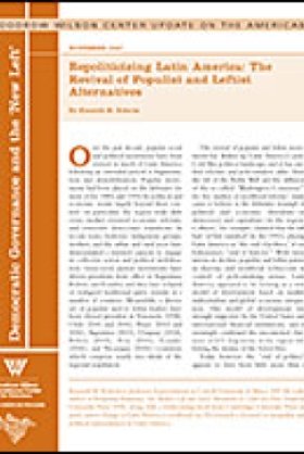 Repoliticizing Latin America: The Revival of Populist and Leftist Alternatives