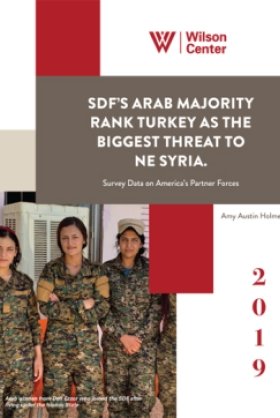 SDF's Arab Majority Rank Turkey as the Biggest Threat to NE Syria: Survey Data on America's Partner Forces