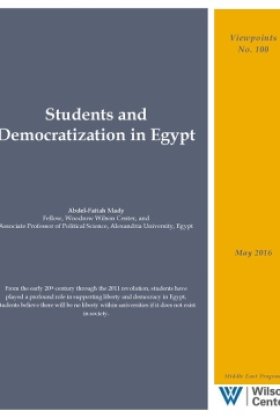 Students and Democratization in Egypt