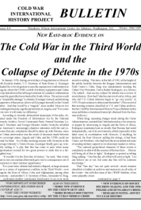 CWIHP Bulletin No. 8/9 (Winter 1996)