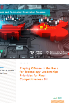 Publication Cover - Playing Offense in the Race for Technology Leadership