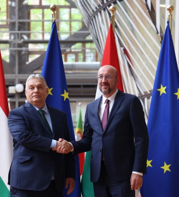 European Council President Charles Michel meeting with Hungarian Prime Minister Viktor Orbán, July 1, 2024