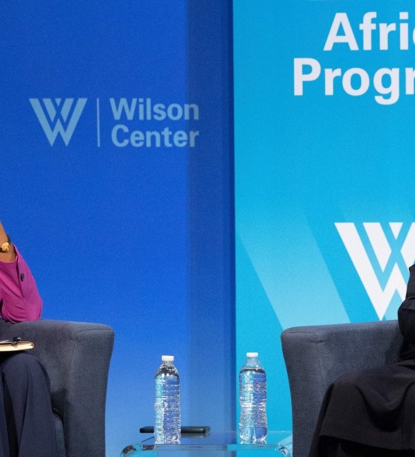 H.E. Obasanjo in conversation with Oge Onubogu