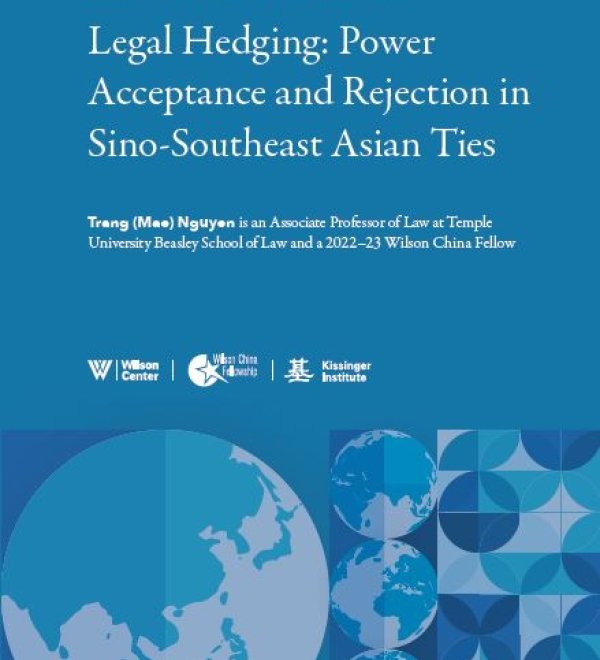 Legal Hedging: Power Acceptance and Rejection in Sino-Southeast Asian Ties