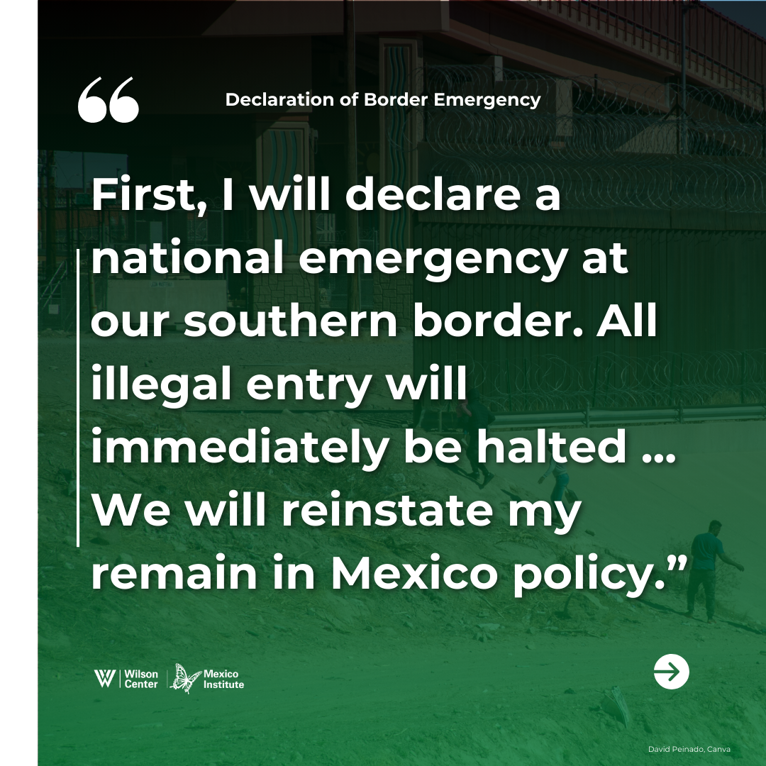 Declaration of Border Emergency