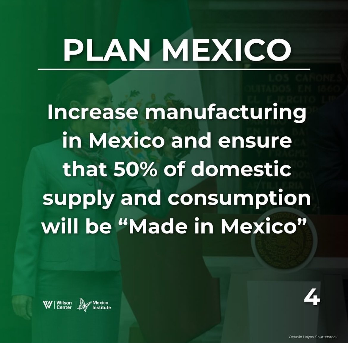 Increase manufacturing in Mexico