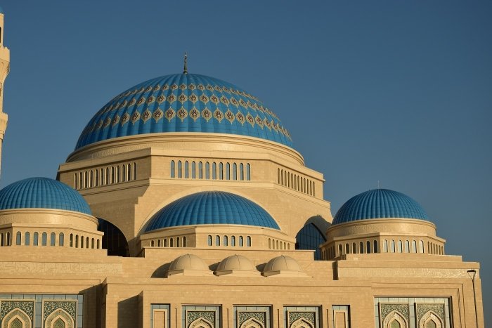 Mosque in Astana (Nur-Sultan), Kazakhstan