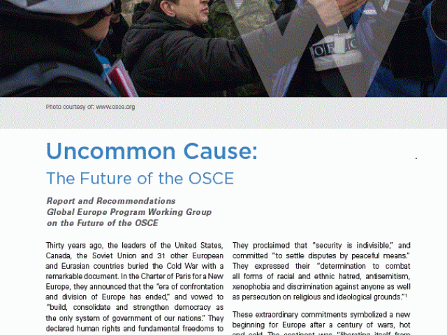 OSCE report cover