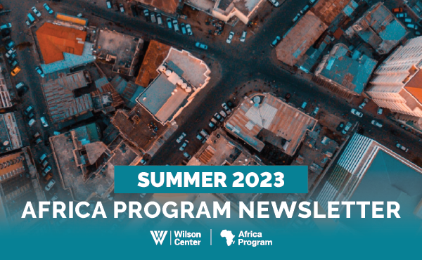 Graphic displaying "Summer 2023 Africa Program Newsletter"