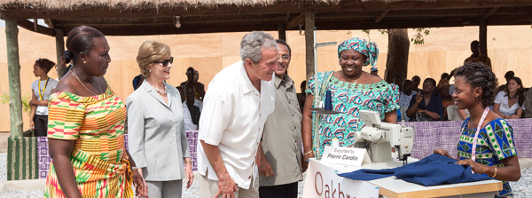 George W Bush in Ghana