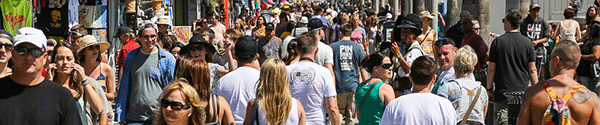 Venice Beach Crowd