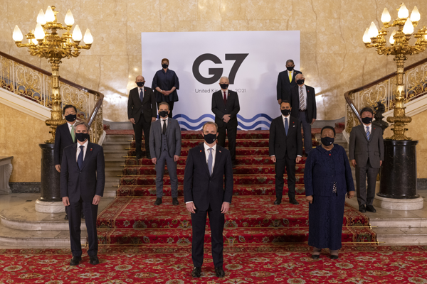 Prime Minister Boris Johnson visits G7 Foreign Ministers summit