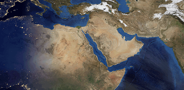 Middle East from Space