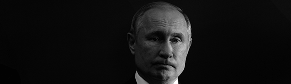 Putin in black and white