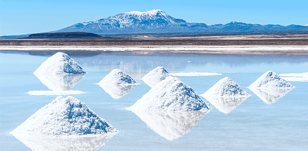 Salt Lake in Bolivia