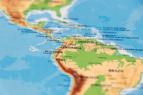 Map of Latin America