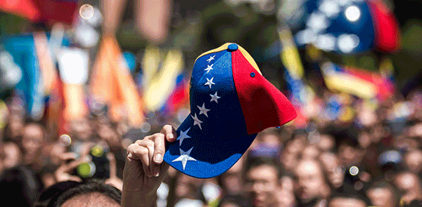 Venezuelan Protests with Hat