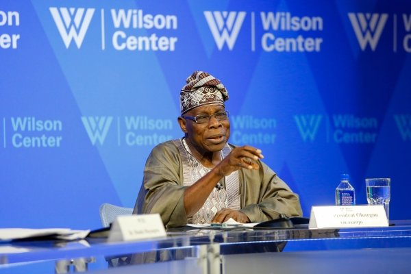 Olusegun Obasanjo at the Wilson Center 2019