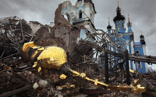 Ruined Ukrainian Cathedral