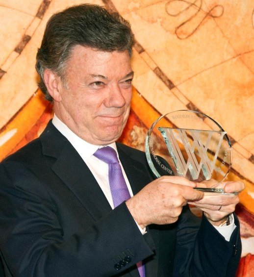 Santos recieves Wilson Award, September 2013