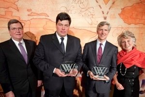 Woodrow Wilson Center Honors Drew Guff and Mikhail Margelov at the 2011 Kathryn and Shelby Cullom Davis Awards Dinner