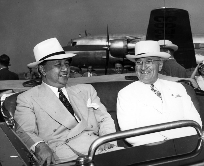 Truman and Quirino in August 1949