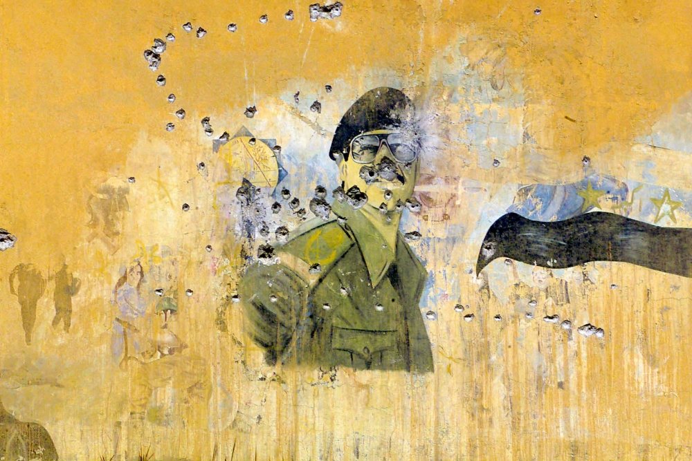 Saddam Mural
