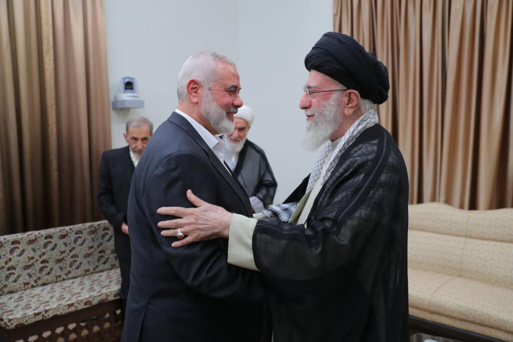 Haniyeh and Khamenei 2024