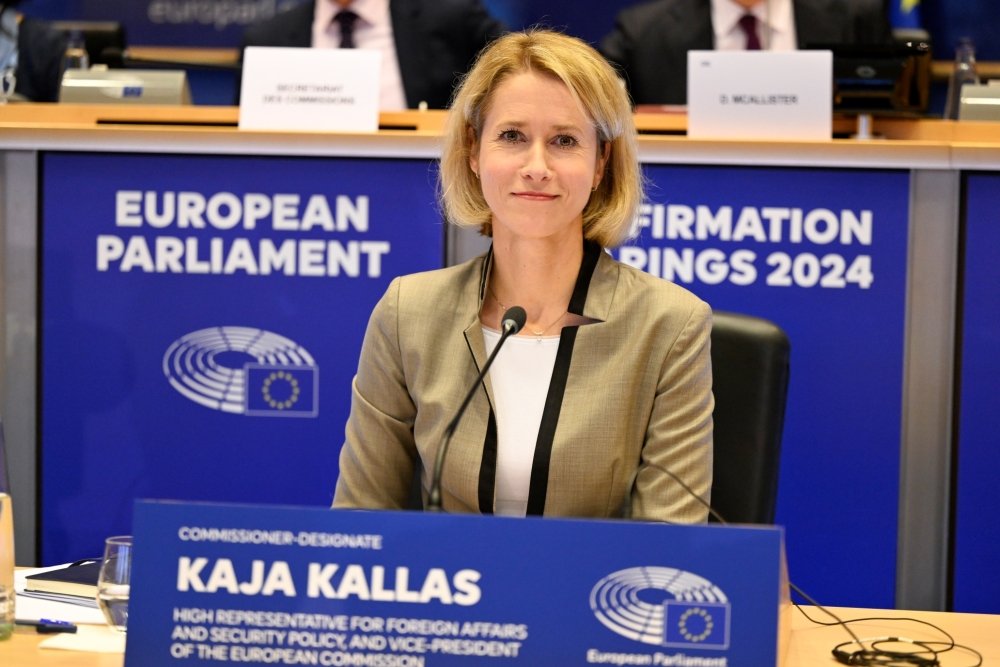 Kaja Kallas at her confirmation hearing for EU High representative of foreign and security affairs