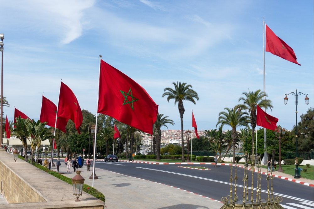 Moroccan Flags 
