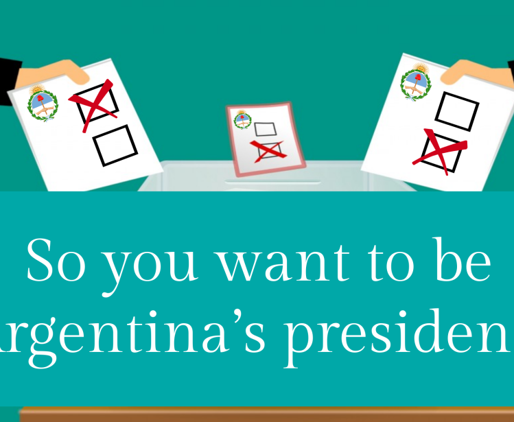 So you want to be Argentina's President?
